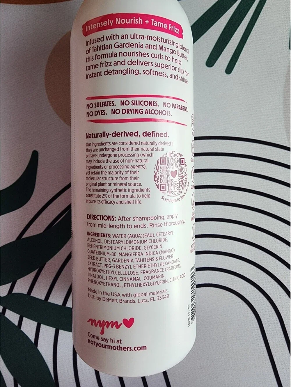 Not Your Mother's Naturals Curl Defining Conditioner Tahitian Gardenia 15.2 Oz